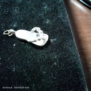 Silver Flip Flop Charm